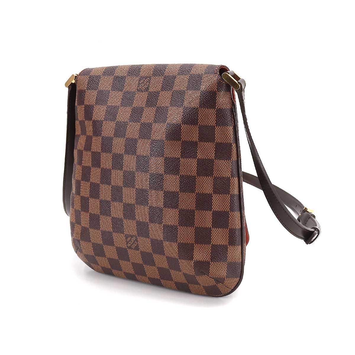 Louis Vuitton Damier M tte Salsa Long Shoulder Bag Ebene Gold Hardware