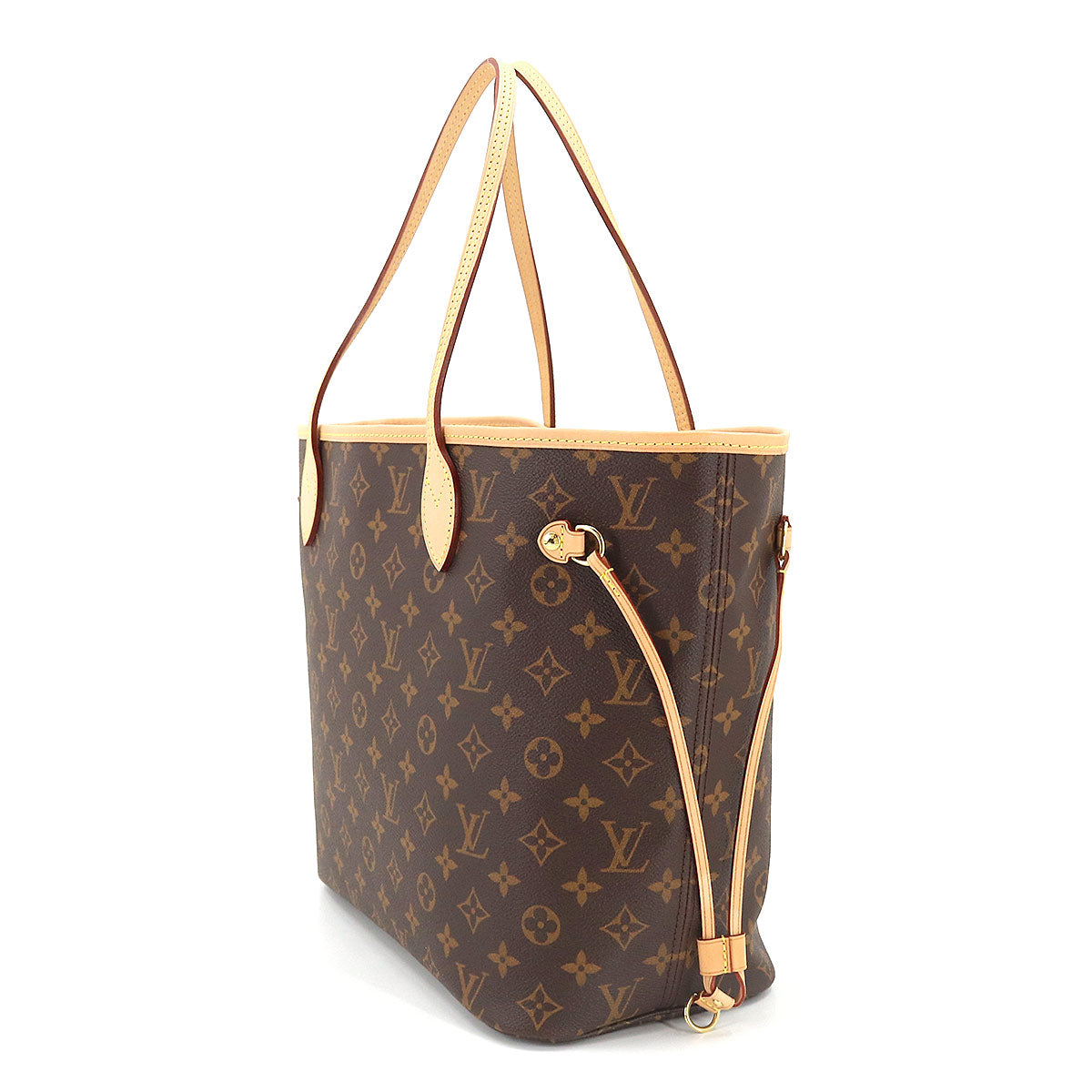 Louis Vuitton Monogram Neverfull MM Tote Bag Brown