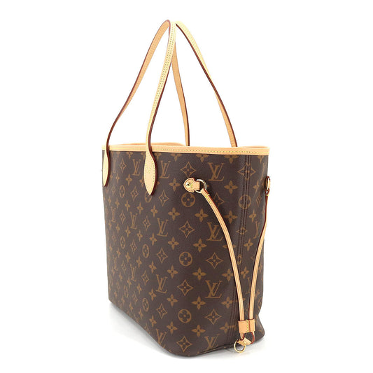 Louis Vuitton Monogram Neverfull MM Tote Bag Brown