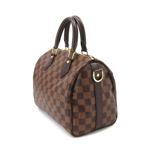 Louis Vuitton Damier Speedy Bandouliere 25 2Way Hand Shoulder Bag Ebene