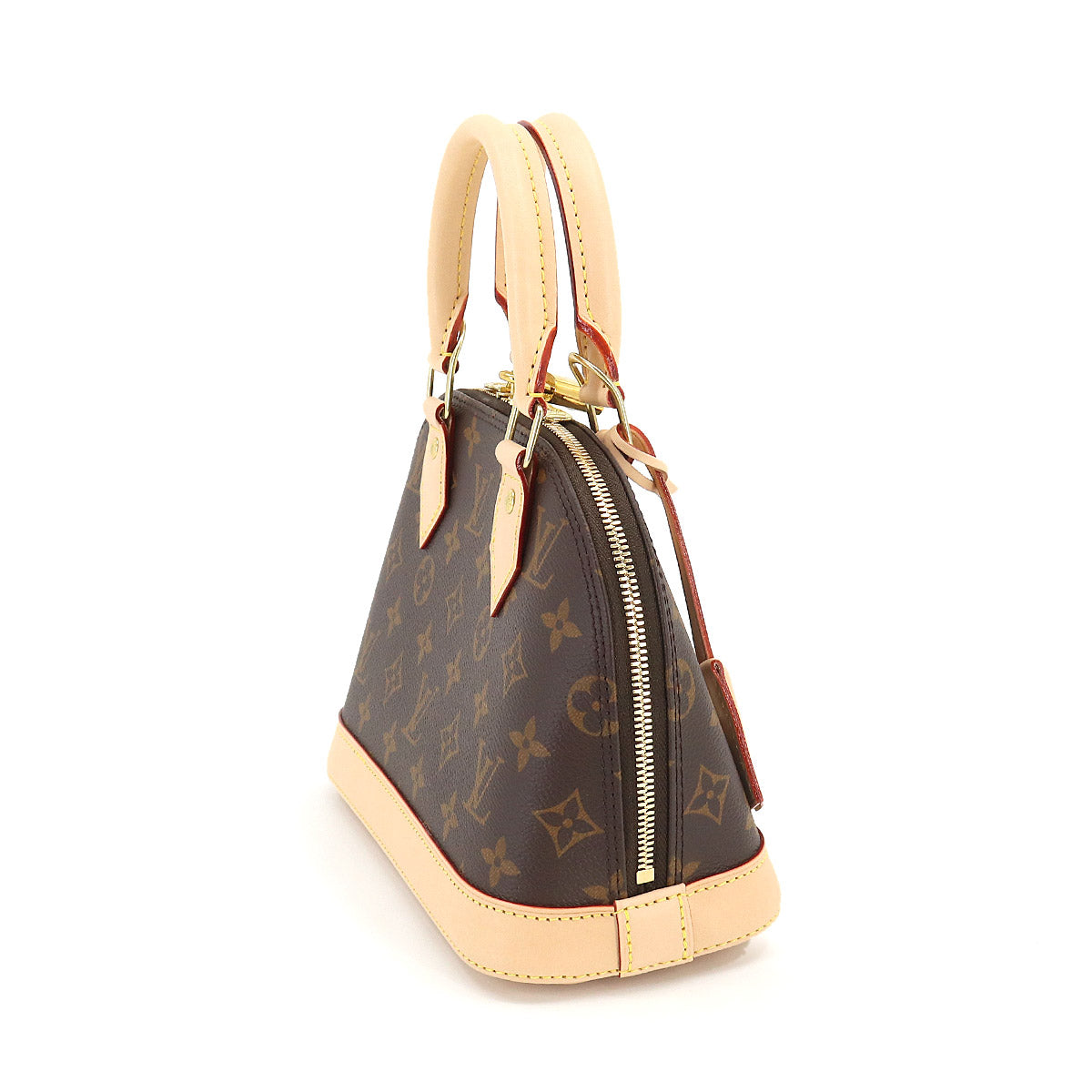 Louis Vuitton Monogram Alma BB 2 Way Hand Shoulder Bag Brown