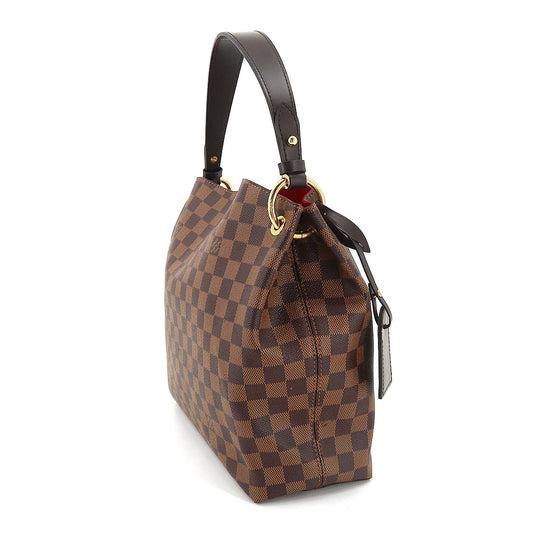 Louis Vuitton Damier Graceful PM Shoulder Bag Ebene