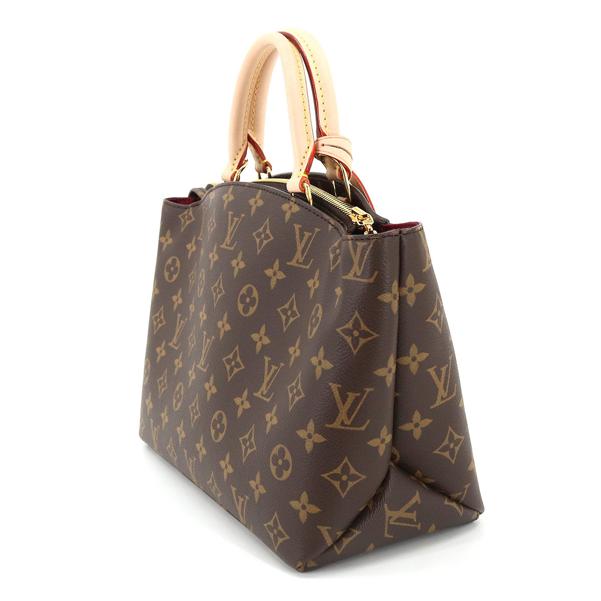 Louis Vuitton Monogram Petit Palais PM 2way Hand Shoulder Bag Brown