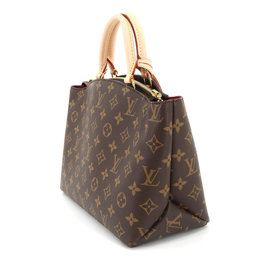 Louis Vuitton Monogram Petit Palais PM 2way Hand Shoulder Bag Brown