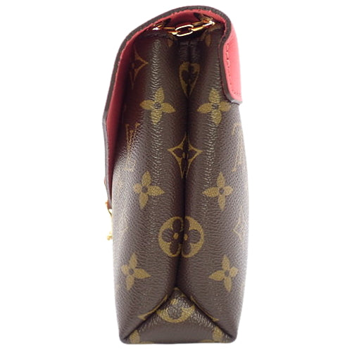 Louis Vuitton Monogram Pallas  Shoulder Bag Crossbody Clutch Monogram
