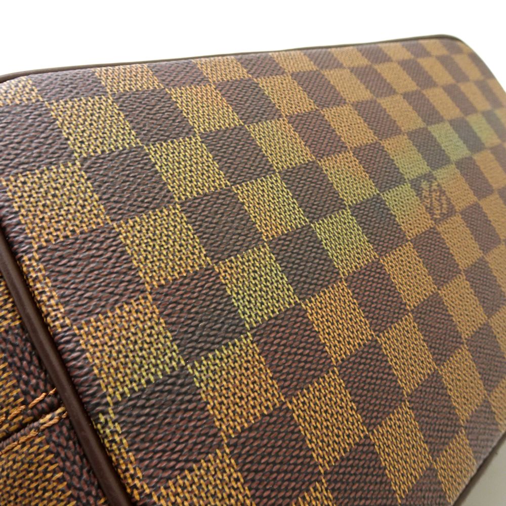 Louis Vuitton Damier Saleya PM Ebene Tote Bag Brown