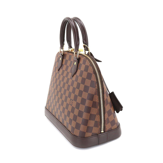 Louis Vuitton Damier Alma PM hand bag Ebene Brown