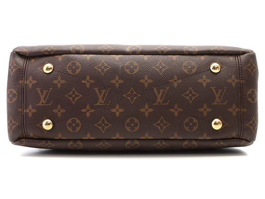 Louis Vuitton Pallas Monogram Shoulder Bag Noir Black