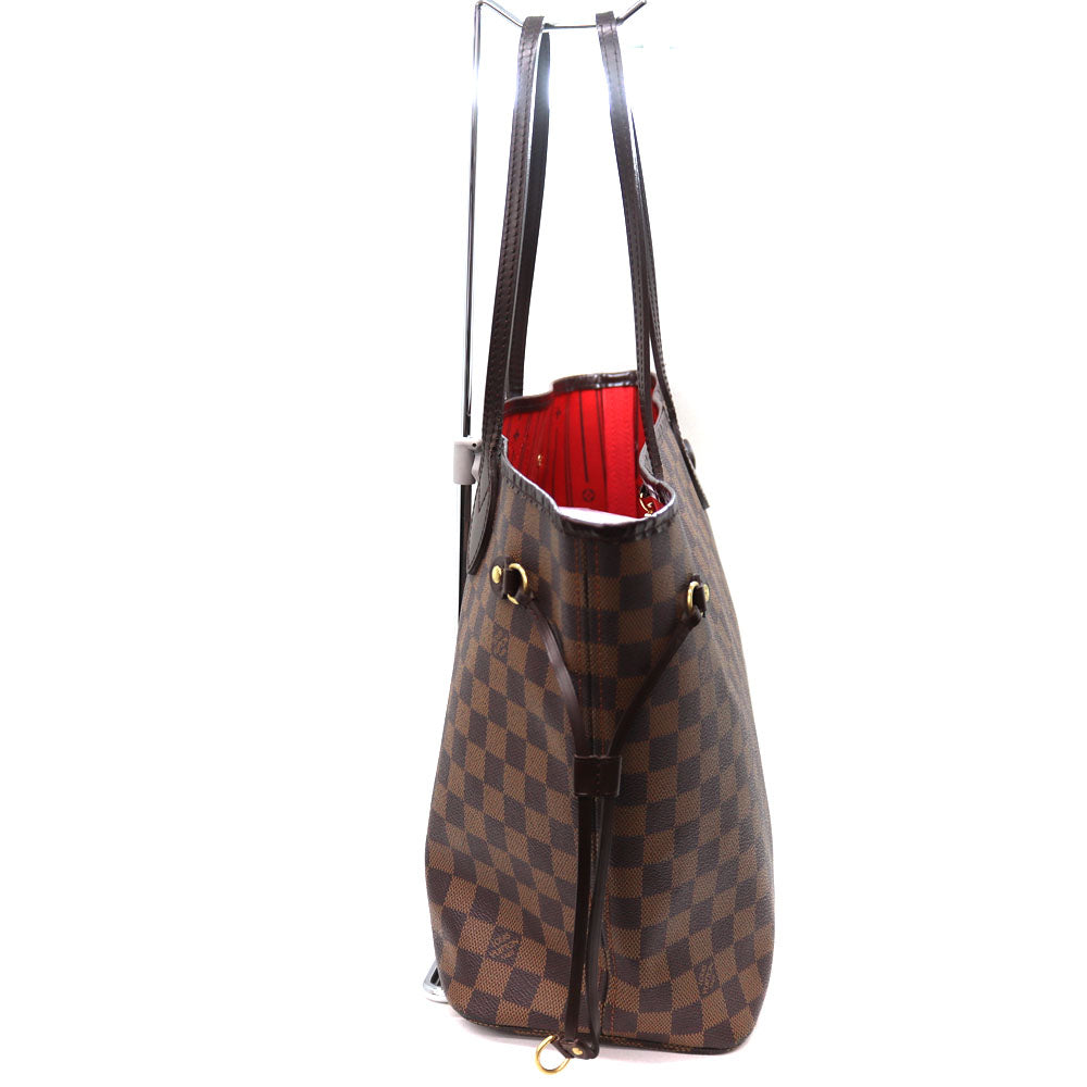 Louis Vuitton Neverfull MM Tote Bag Damier Canvas Ebene