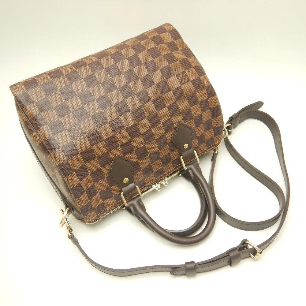 Louis Vuitton Damier Speedy Bandouliere 25 Ebene 2WAY Bag Brown