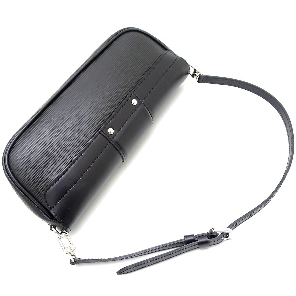 Louis Vuitton Epi Pochette Montaigne Noir Handbag
