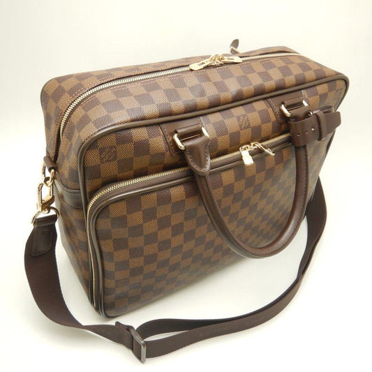 Louis Vuitton Damier Icar Ebene Business Bag 2WAY Brown