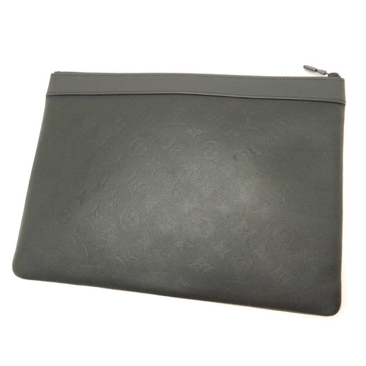 Louis Vuitton Clutch Document Monogram Black