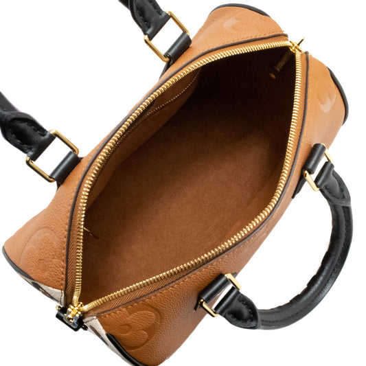 Louis Vuitton Speedy Bandouliere 25 Wild At Heart Shoulder Bag Diagonal Monogram Implant Leather