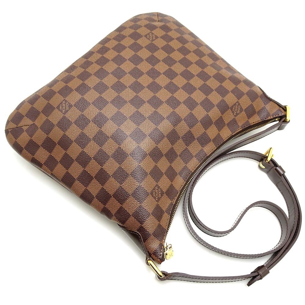 Louis Vuitton Damier Bloomsbury PM Ebene Shoulder Bag Brown