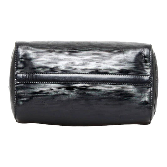 Louis Vuitton Epi Speedy 25 Handbag Mini Boston Bag Noir Black