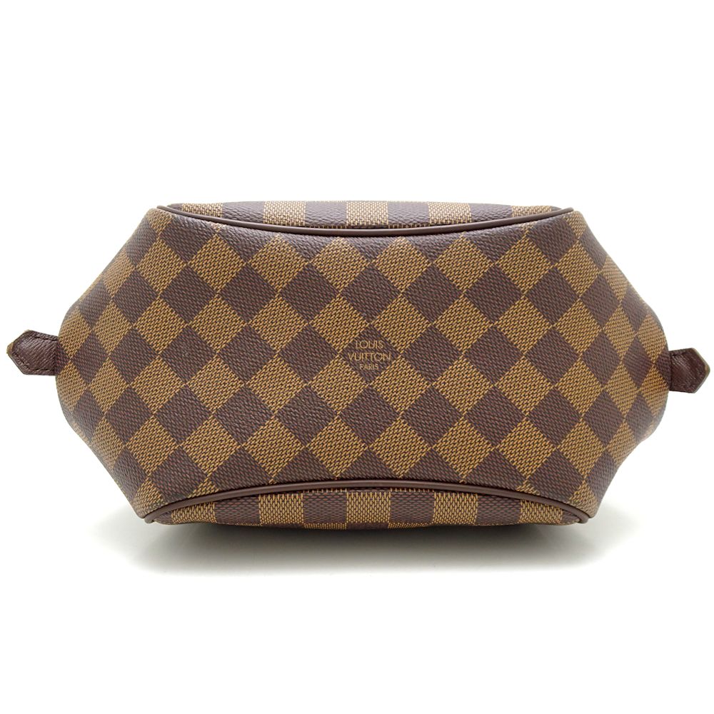 Louis Vuitton Damier Belem PM Ebene Handbag Brown