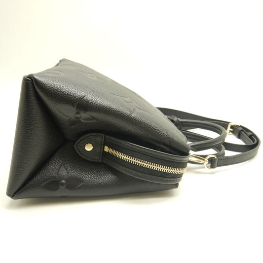 Louis Vuitton Petit Palais PM Monogram Implant Handbag Black