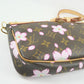 Louis Vuitton Pochette Accessoire Shoulder Bag Pochette Cherry Blossom Monogram Multicolor