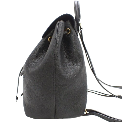 Louis Vuitton Monogram Implant Montsouris PM Rucksack Backpack Noir Black