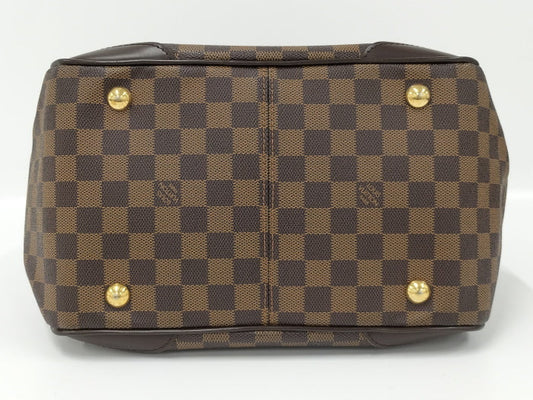 Louis Vuitton Verona MM Handbag Damier Ebene Brown