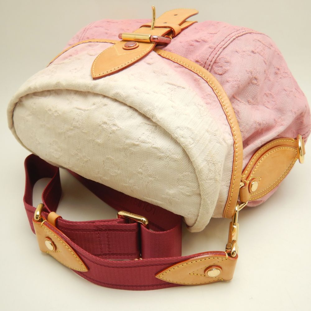 Louis Vuitton  Sunshine Monogram Denim Shoulder Bag Rose