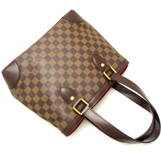 Louis Vuitton Damier Hampstead PM Tote Bag Ebene Brown
