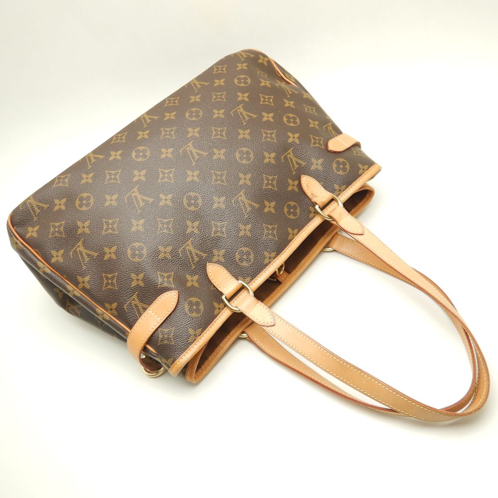 Louis Vuitton Monogram Batignolle Horizontal  Tote Bag Brown