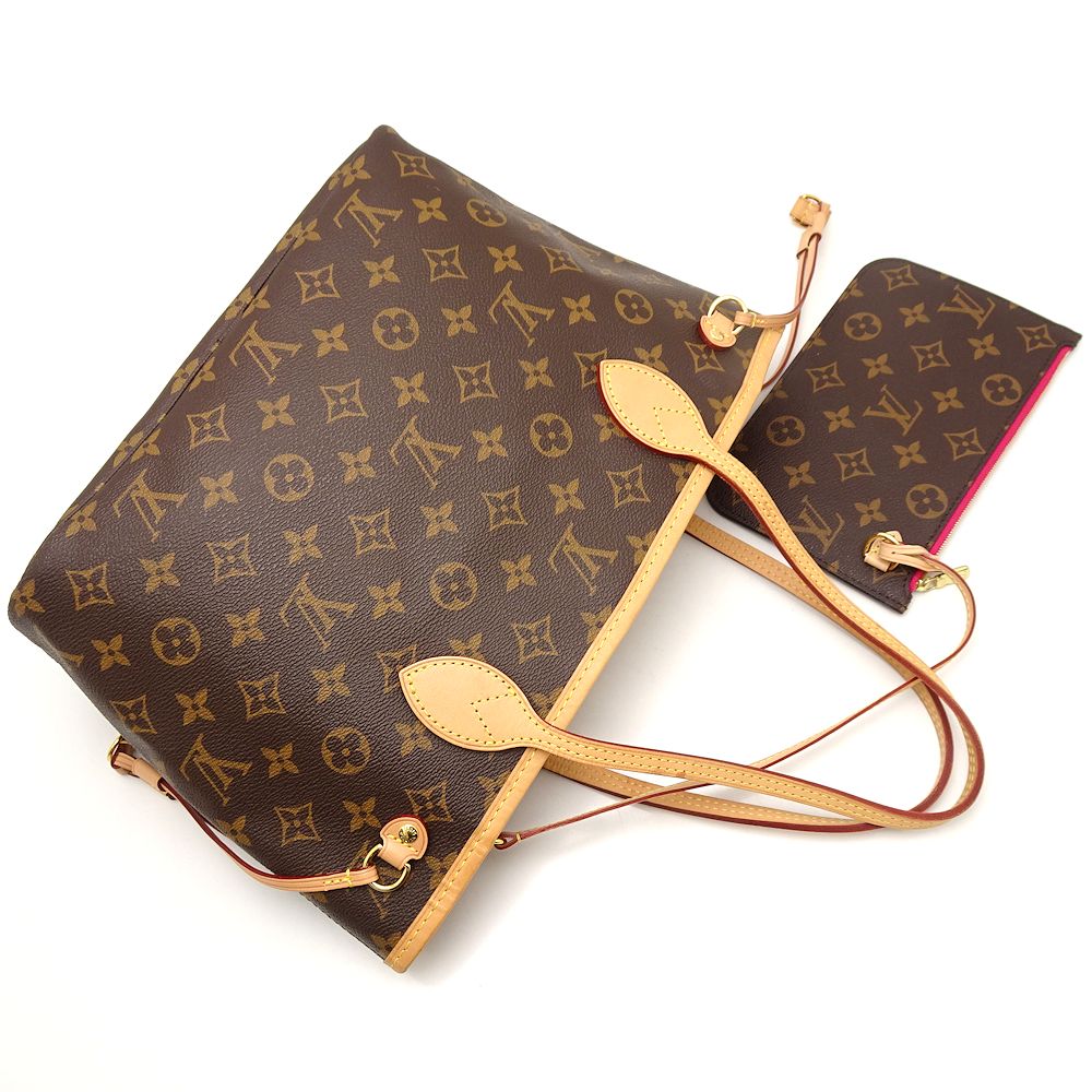 Louis Vuitton Monogram Neverfull PM Tote Bag Brown