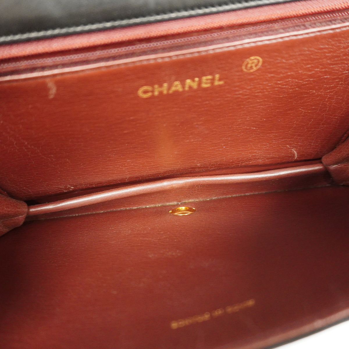 Chanel Shoulder Bag Matelasse Chain Lambskin Black