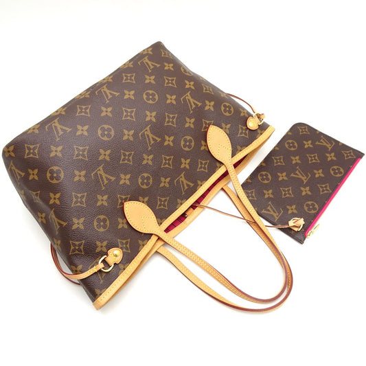 Louis Vuitton Monogram Neverfull PM Tote Bag Brown