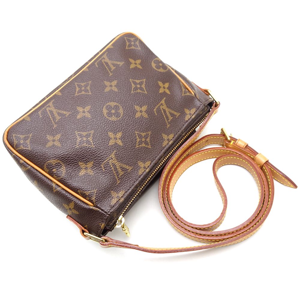 Louis Vuitton Monogram Viva Cite PM Crossbody Shoulder Bag Brown