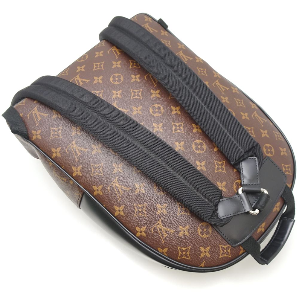Louis Vuitton Josh Monogram Macassar Backpack Brown Black