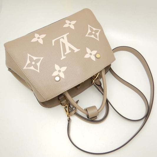 Louis Vuitton Montaigne BB Handbag Tourtrell Creme
