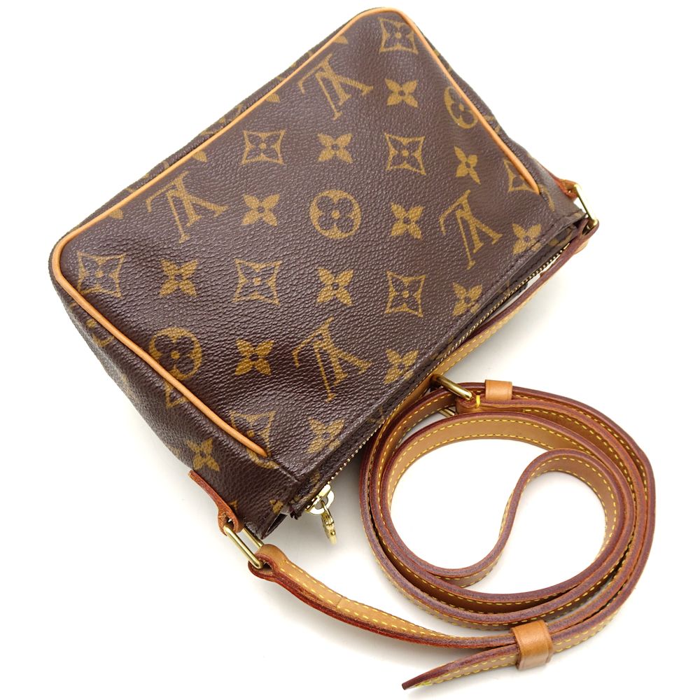 Louis Vuitton Monogram Viva Cite PM Shoulder Bag Brown
