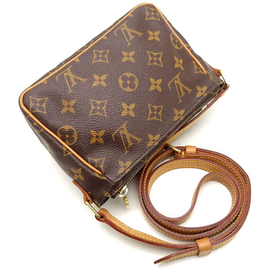 Louis Vuitton Monogram Viva Cite PM Shoulder Bag Brown
