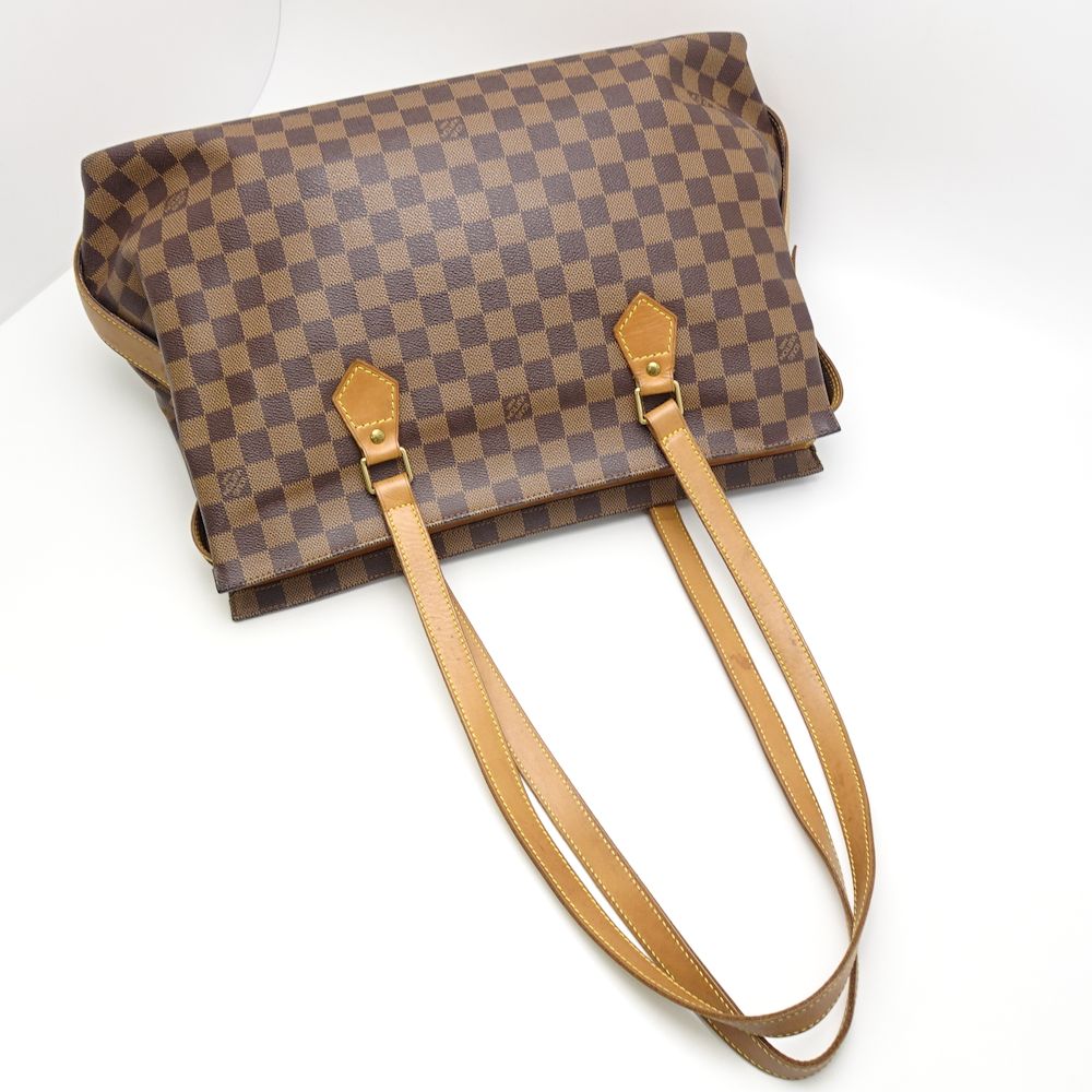 Louis Vuitton Damier Colombine Ebene Shoulder Bag