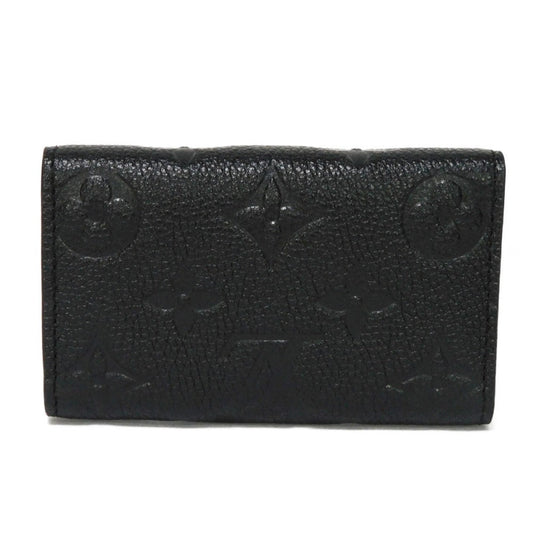 Louis Vuitton Key Case Multicle 6 Embossed Black