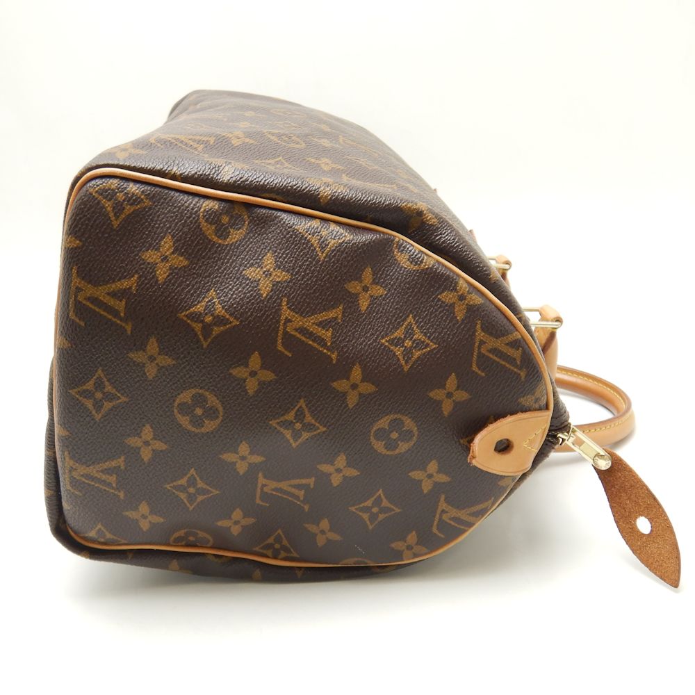 Louis Vuitton Monogram  Speedy 30 Handbag Brown