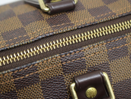 Louis Vuitton Speedy 30 Boston Bag Handbag Damier