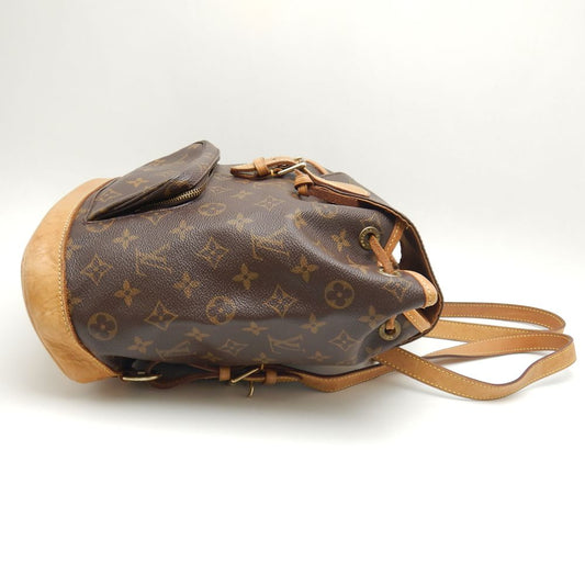 Louis Vuitton Monogram Montsouris MM Backpack Brown