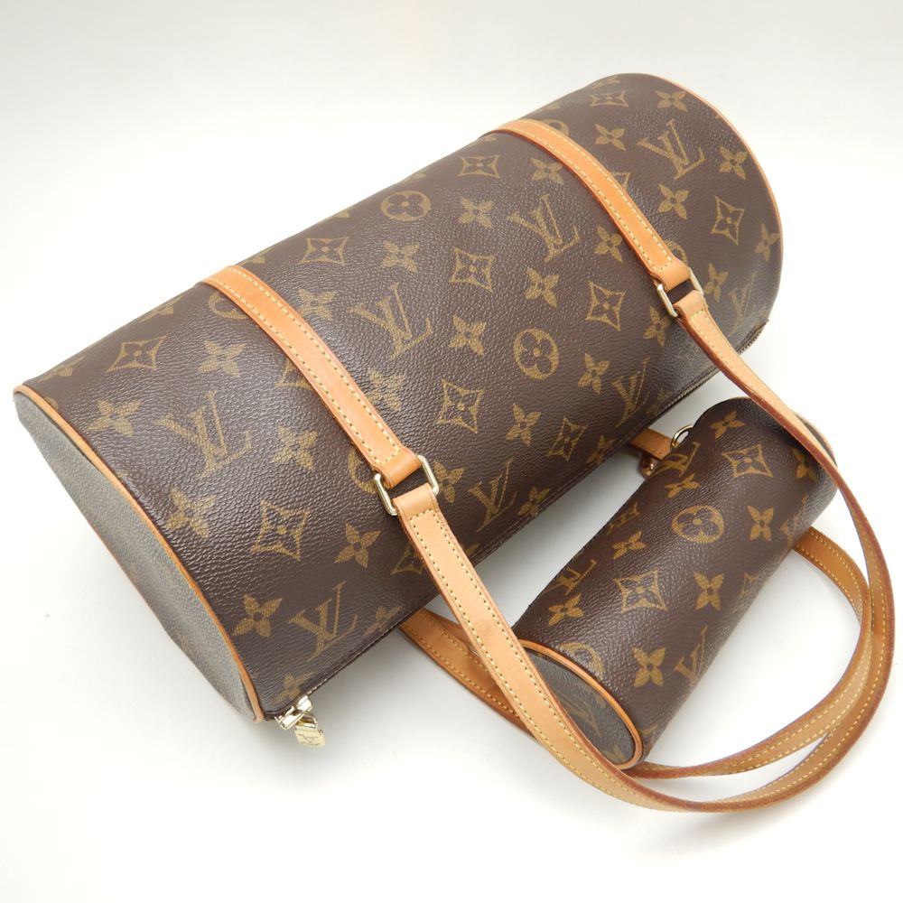 Louis Vuitton Monogram Papillon Handbag Brown