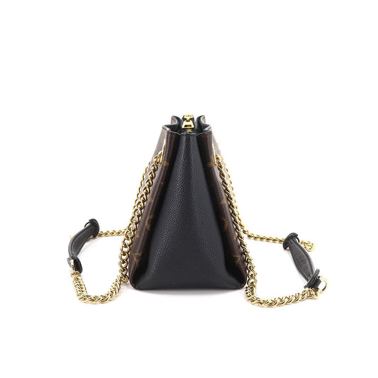 Louis Vuitton Monogram Surene BB Chain Shoulder Bag Leather Brown Noir