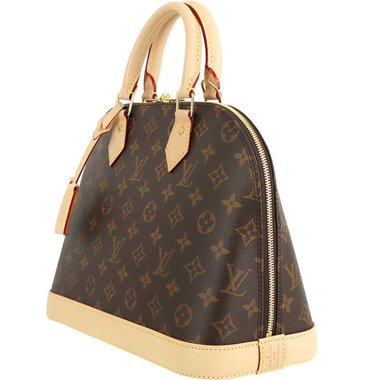 Louis Vuitton Alma PM Handbag Monogram Leather Brown