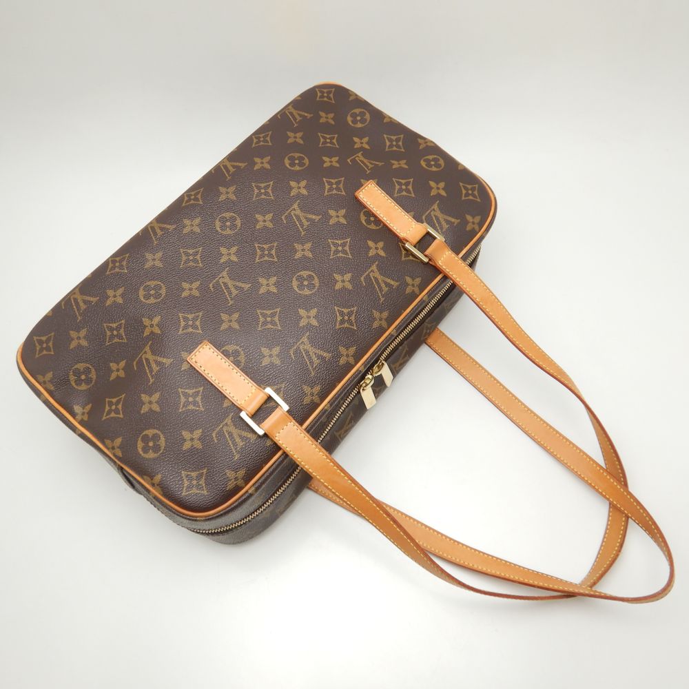 Louis Vuitton Monogram Cite GM Shoulder Bag Brown