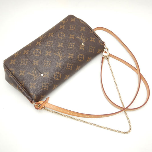 Louis Vuitton Monogram Favorite PM Shoulder Bag Brown