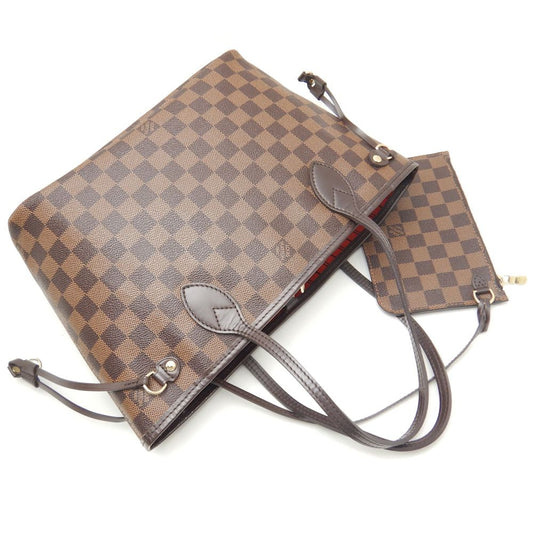 Louis Vuitton Damier Neverfull PM Tote Bag Brown