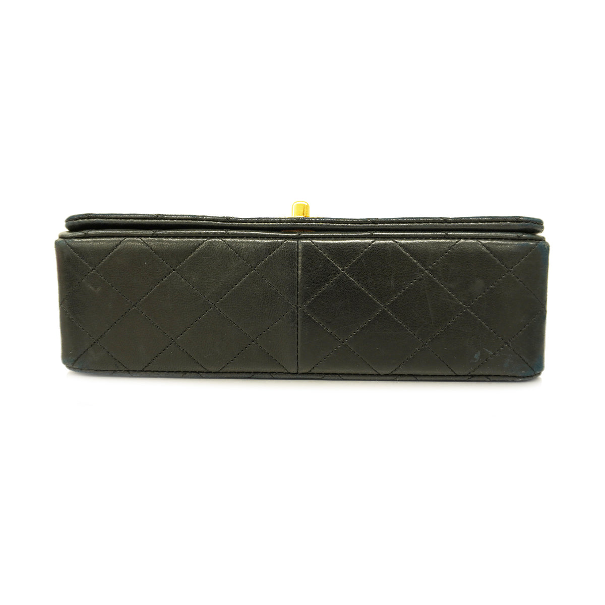 Chanel Shoulder Bag Matelasse Single Chain Lambskin Black