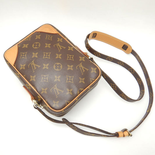 Louis Vuitton Monogram Crossbody Shoulder Bag Brown