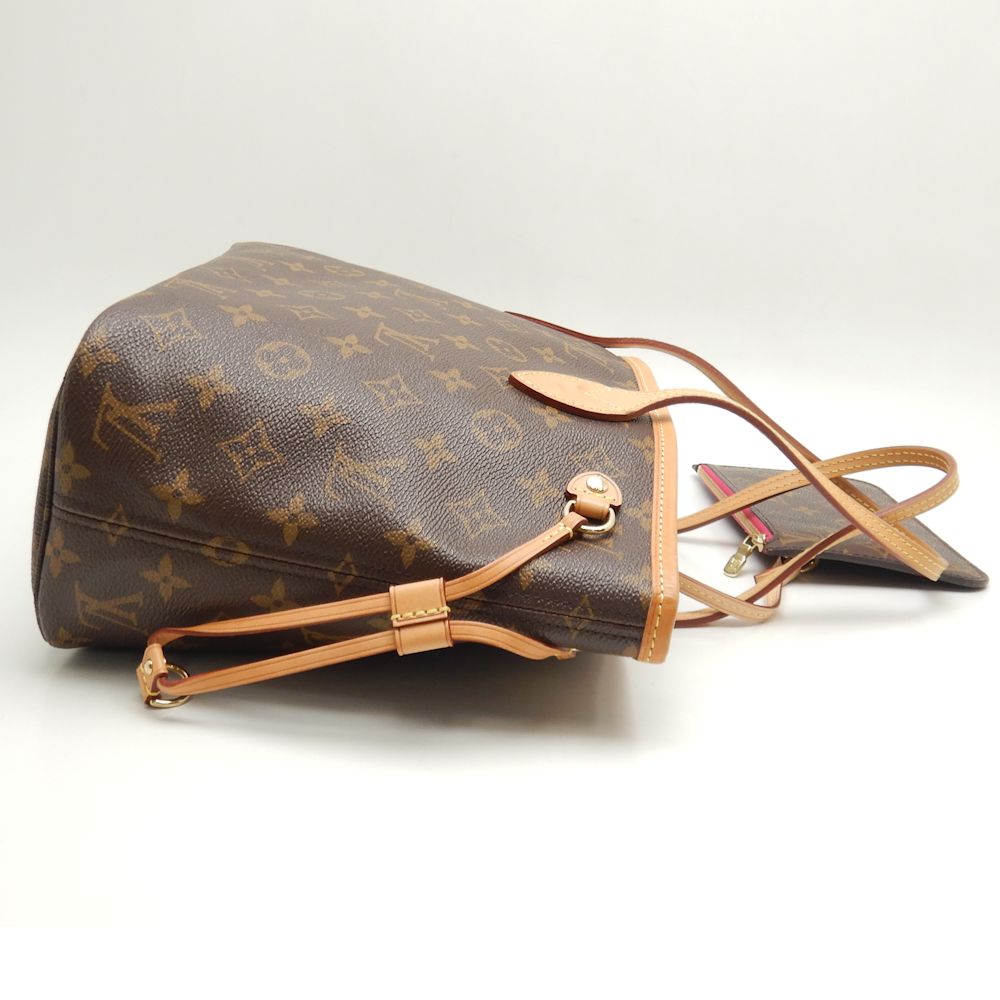 Louis Vuitton Monogram Neverfull PM Tote Bag Pivoine